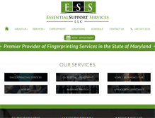 Tablet Screenshot of essentialsupportservicesllc.com